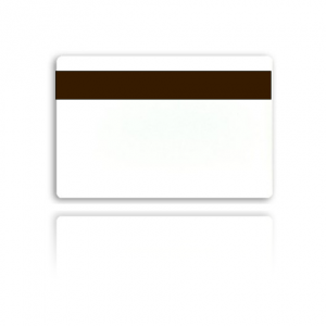 Cartes blanches CR80 avec bande magnétique HICO (0,030 pouces)