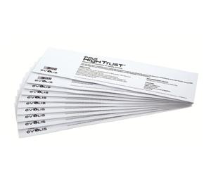 "T"-Shaped Cleaning Cards for Evolis® Printers (x10) - Zenius, Elypso, Primacy
