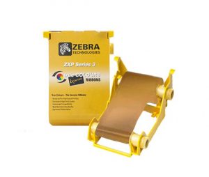 Gold Ribbon Zebra® (1000 images) - ZXP Series 3