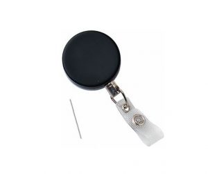 Moulinet extra durable avec crochet et corde en métal, courroie en vinyle renforcés (24 po.)
