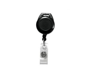 Round Badge Reel for Lanyards with Flex Hook and Vinyl Strap (34 in.)