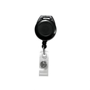 Round Badge Reel for Lanyards with Flex Hook and Vinyl Strap (34 in.)