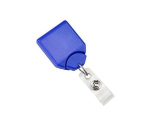 Twist-Free Square "B reel" Badge Reel with Swivel Belt Clip and Vinyl Strap (28 in.)