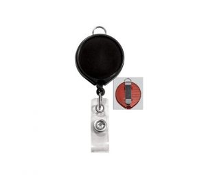 Round Badge Reel with Slide Clip and Vinyl Strap for Bulletin Board (36 in.)