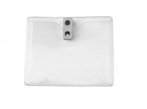 Badge Holder with Clip - Military Size