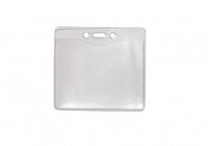 Oversized Clear Name Badge Holder
