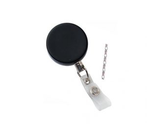 Moulinet extra durable avec crochet, chaîne à maillons, et courroie en vinyle renforcés (18 po.)