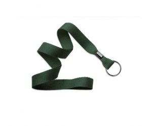 Microweave Lanyard (5/8") with Black-Oxidized Split Ring (36")