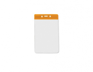 Clear Badge Holder with Color Bar - Image 4