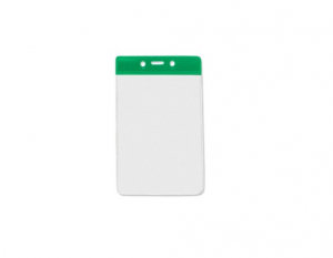 Clear Badge Holder with Color Bar - Image 3