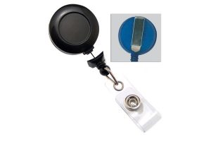 No-Twist Badge Reel with Belt Clip and Clear Vinyl Strap (34 in.) - Image 5