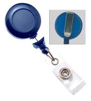 No-Twist Badge Reel with Belt Clip and Clear Vinyl Strap (34 in.) - Image 3