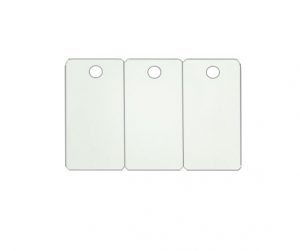 Cartes blanches pré perforées CR80 (0,030 pouces) - 3UP